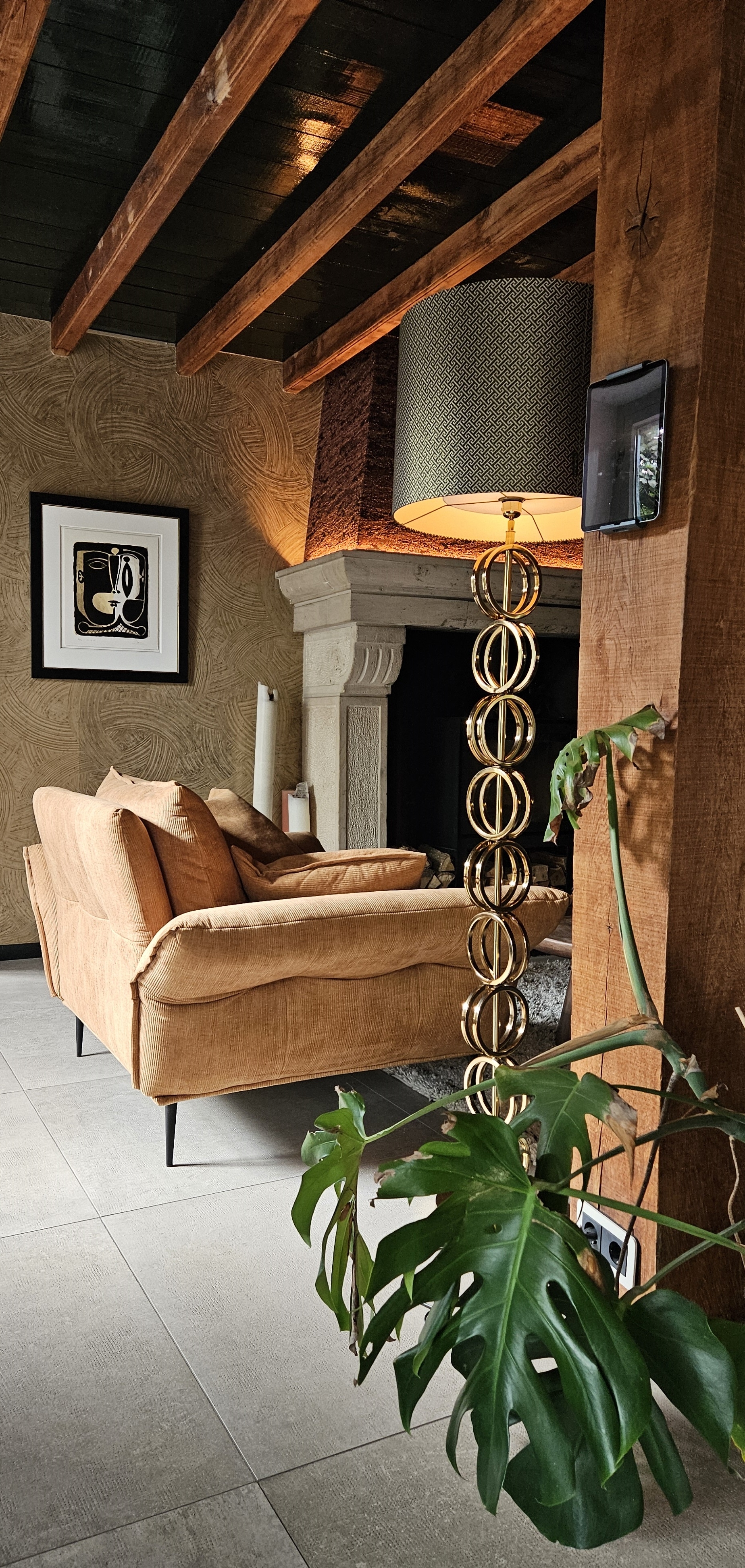 Uitgesproken interieur met behang